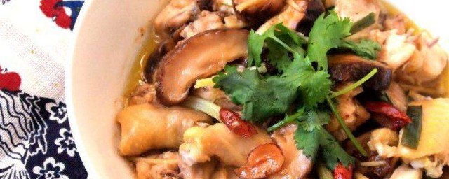 廣式香菇滑雞做法 一道好吃的廣式傢常菜