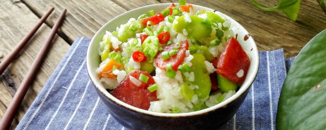 蠶豆飯的做法 蠶豆飯怎麼做