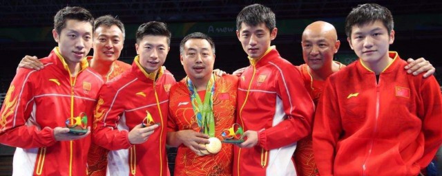 中國男乒世界排名 他們包攬前三名