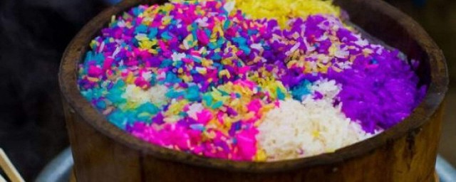 五彩色花米飯的做法 香噴噴的五色米飯你學會做瞭嗎