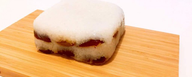 糯米切糕的最簡單做法 糯米切糕的簡單制作方法