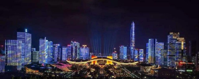 深圳市民中心燈光秀觀看最佳地點 三個區的觀看地點