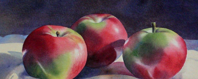 靜物蘋果怎麼畫 色彩靜物蘋果的畫法步驟
