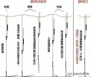 釣魚調漂找底的正確方法視頻 野釣精準找底調釣浮漂方法