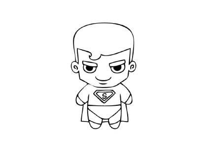 超人怎麼畫