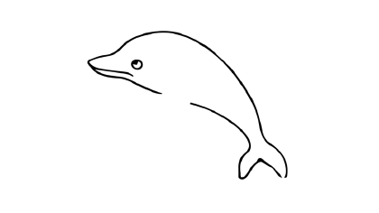 海豚怎麼畫
