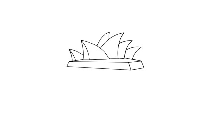 悉尼歌劇院怎麼畫