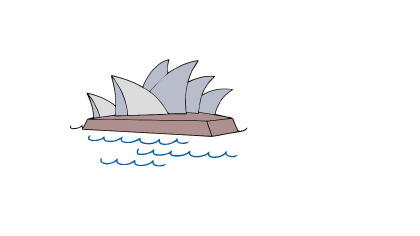 悉尼歌劇院怎麼畫