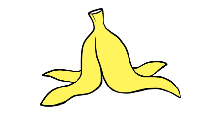 香蕉皮簡筆畫步驟