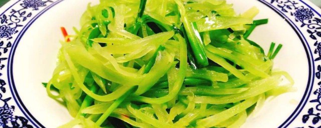 萵苣炒韭菜怎麼做好吃 萵苣炒韭菜如何做好吃