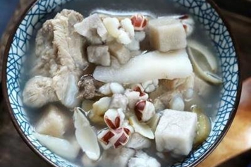 淮山百合排骨湯的功效與作用、禁忌和食用方法